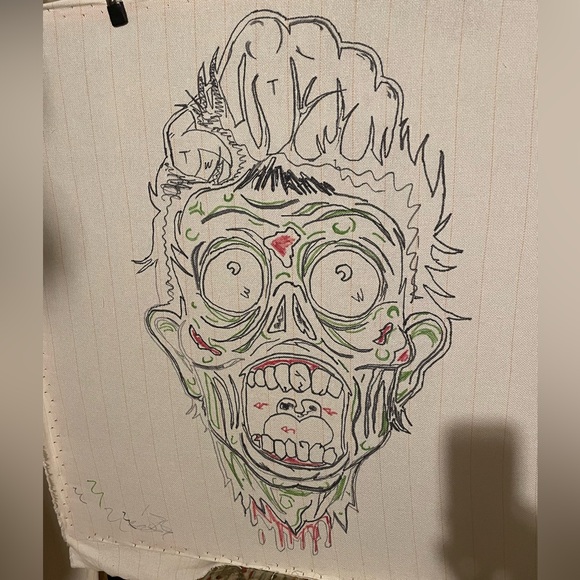 Handmade Zombie Rug - Picture 2 of 6